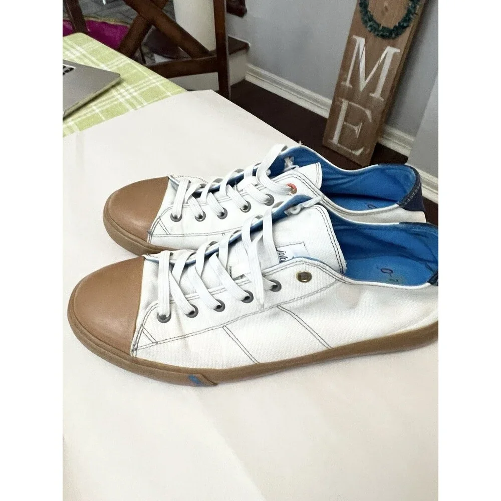 Johnnie-O Surfside Sail Away Blue White Men's Casual Sneaker /‎ Shoe Size 10.5 M